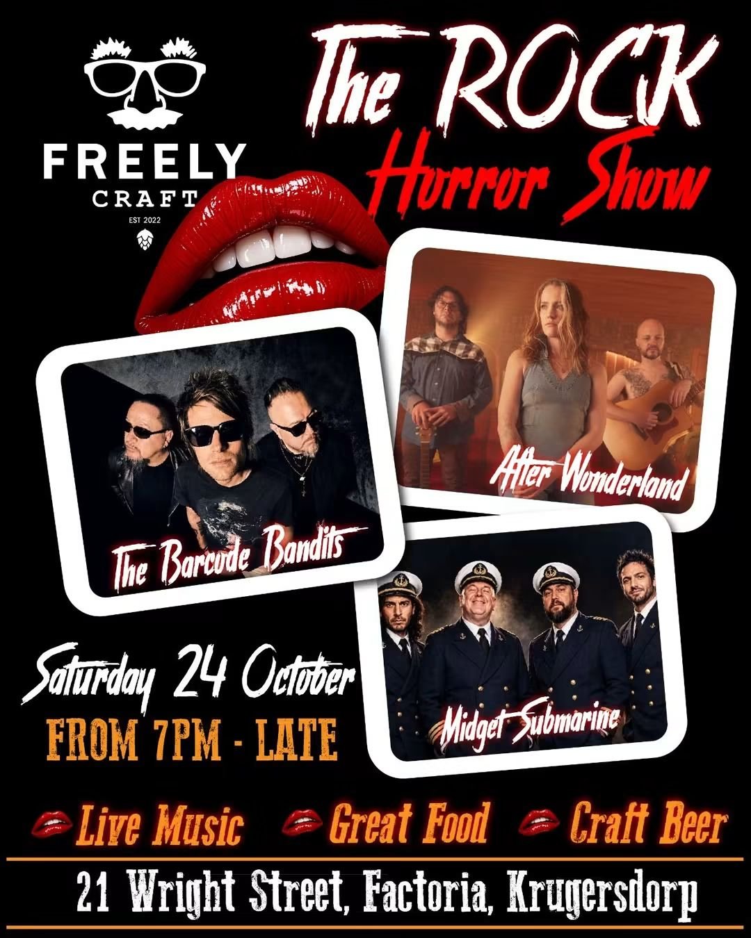 The Rock Horror Show @ Freely Craft Brewery · Krugersdorp 24 Oct