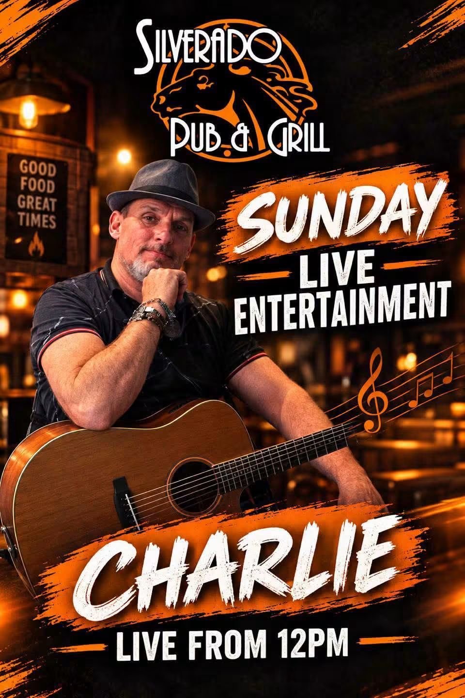 Charlie Live @ Silverado Pub & Grill, Boksburg · Johannesburg 4 Jan