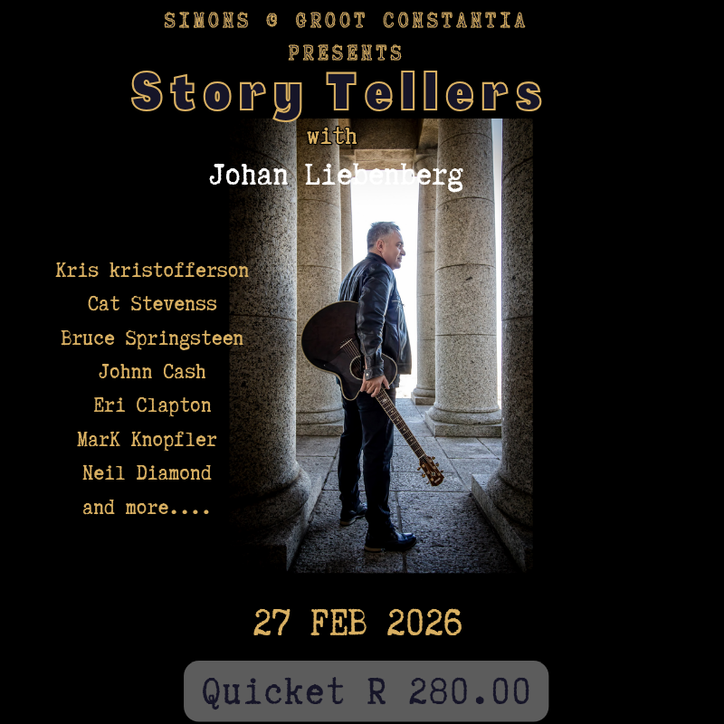 Johan Liebenberg @ Simon;s at Groot Constantia 27 Feb