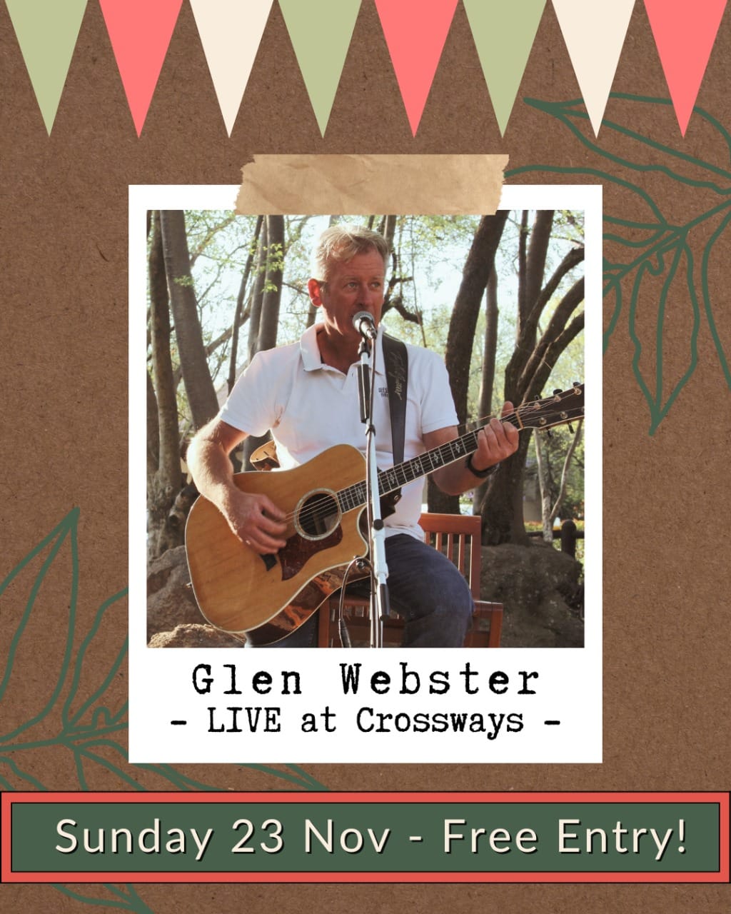 Glen Webster @ Crossways 23 Nov