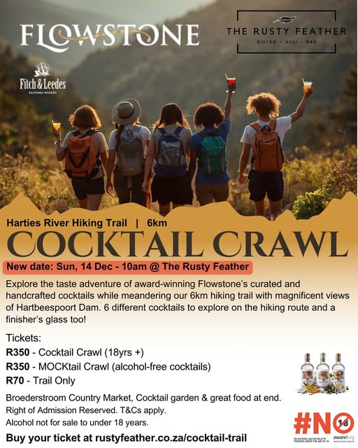 The Flowstone Cocktail Crawl @ Rusty Feather Harties 14 Dec - Image 1