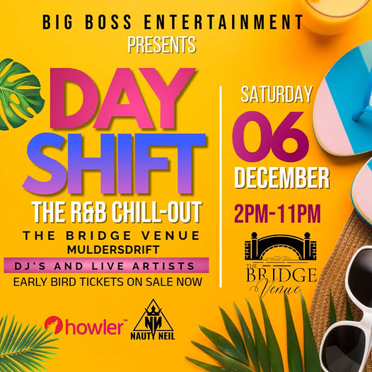 🌞 DAYSHIFT – The R&B Chillout 🎶 @ The Venue Muldersdrift 6 Dec - Image 1