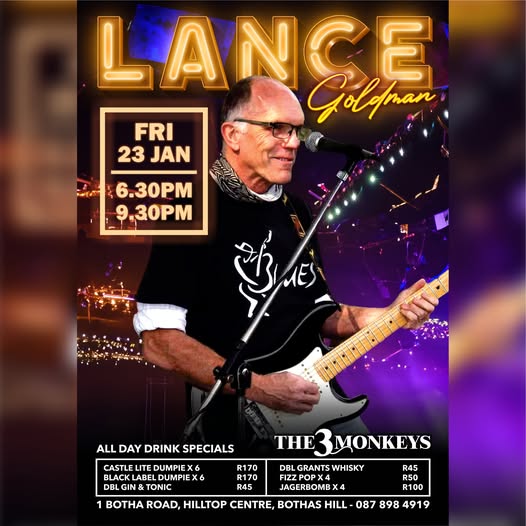 Lance @ The 3 Monkey's 23 Jan