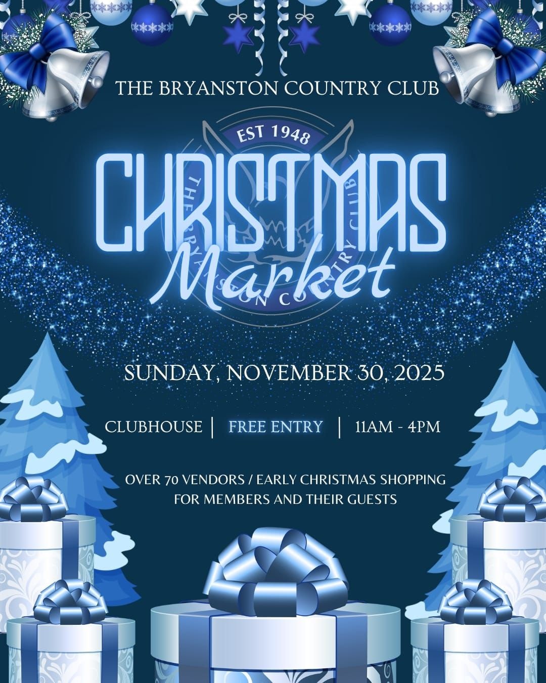 Christmas Market @ Bryanston Country Club  30 Nov