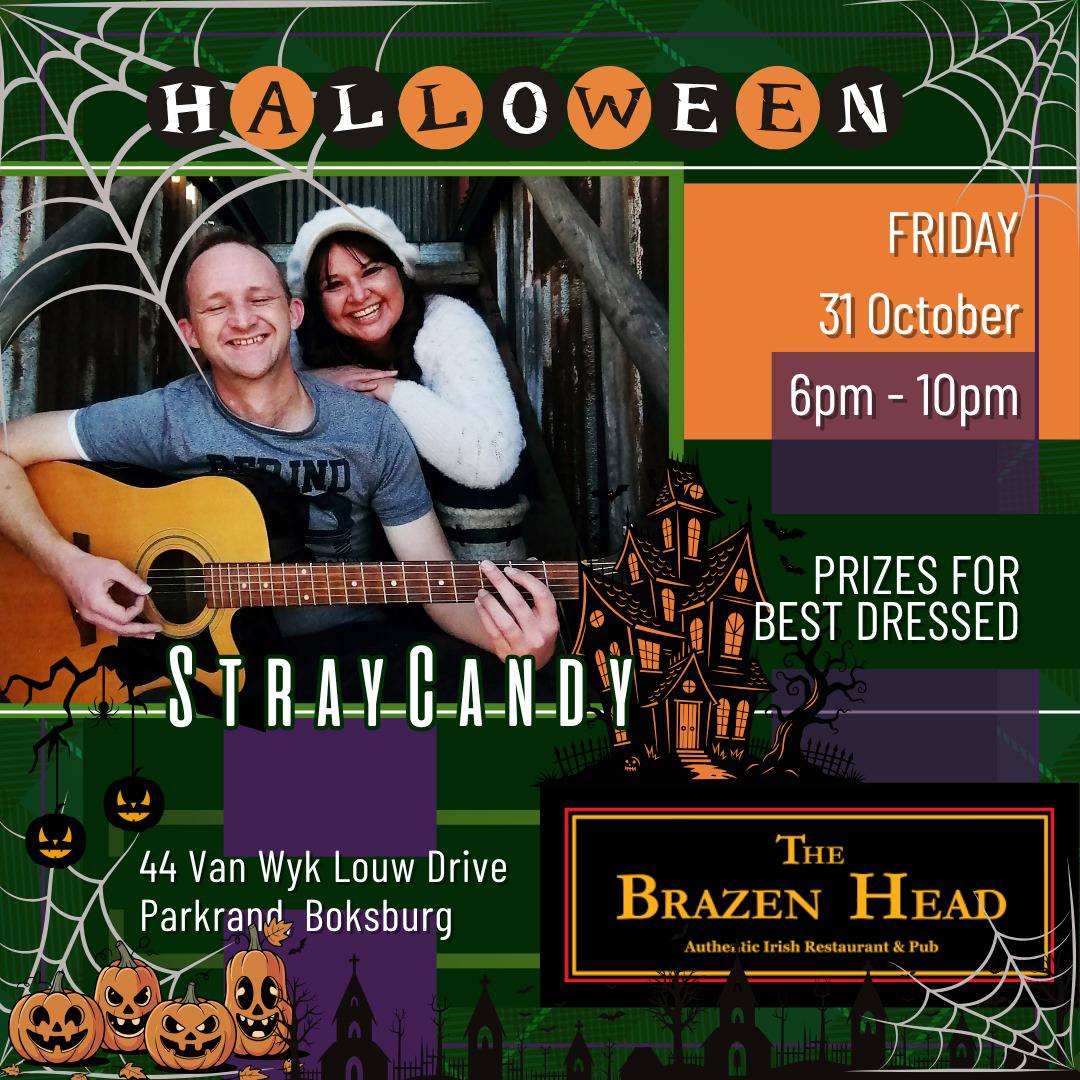StrayCandy - Halloween @ The Brazen Head Boksburg 31 Oct - Image 1