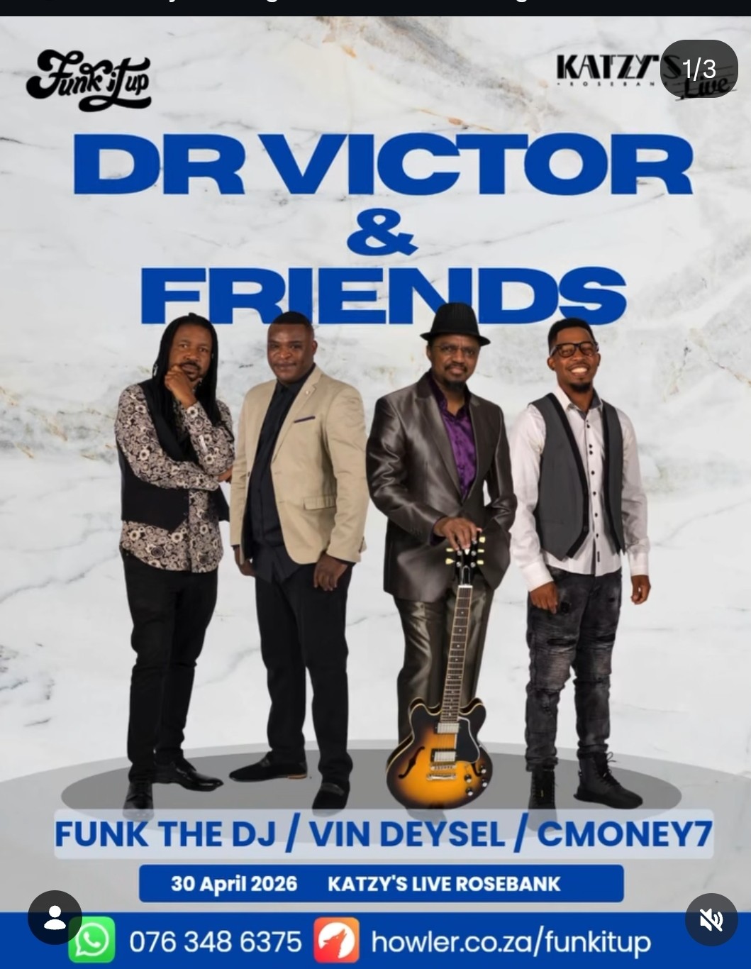 Dr Victor & Friends @ Katzy's Live Rosebank, 30-04-2026 - Image 1