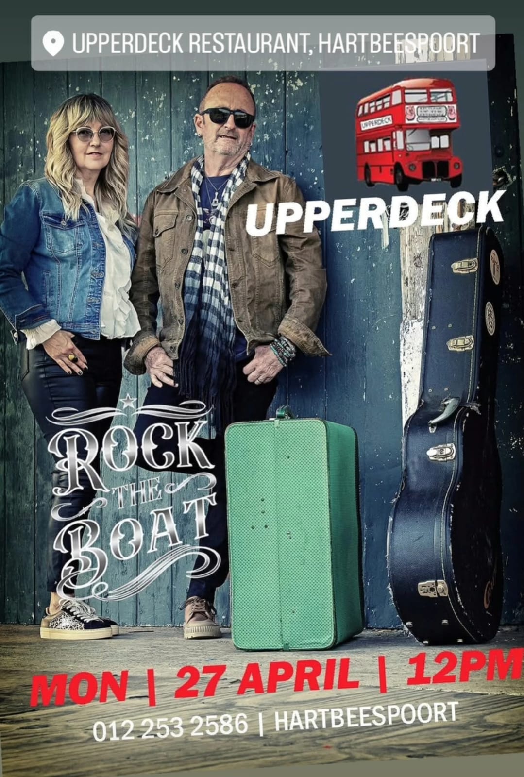 Rock the Boat @ Upperdeck Restaurant, Hartbeespoort, 27-04-2026 12:00 - Image 1