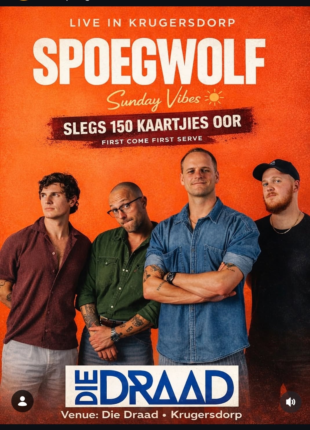 Spoegwolf @ Die Draad, 26-04-2026 14:00 - Image 1